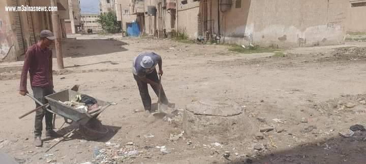 استمرار حملات النظافه والتجميل بمدينة بلطيم بكفر الشيخ