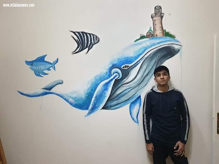 احمد عبدالغنى .. ابن محافظة كفر الشيخ ... موهبة فذه فى رسم النحت