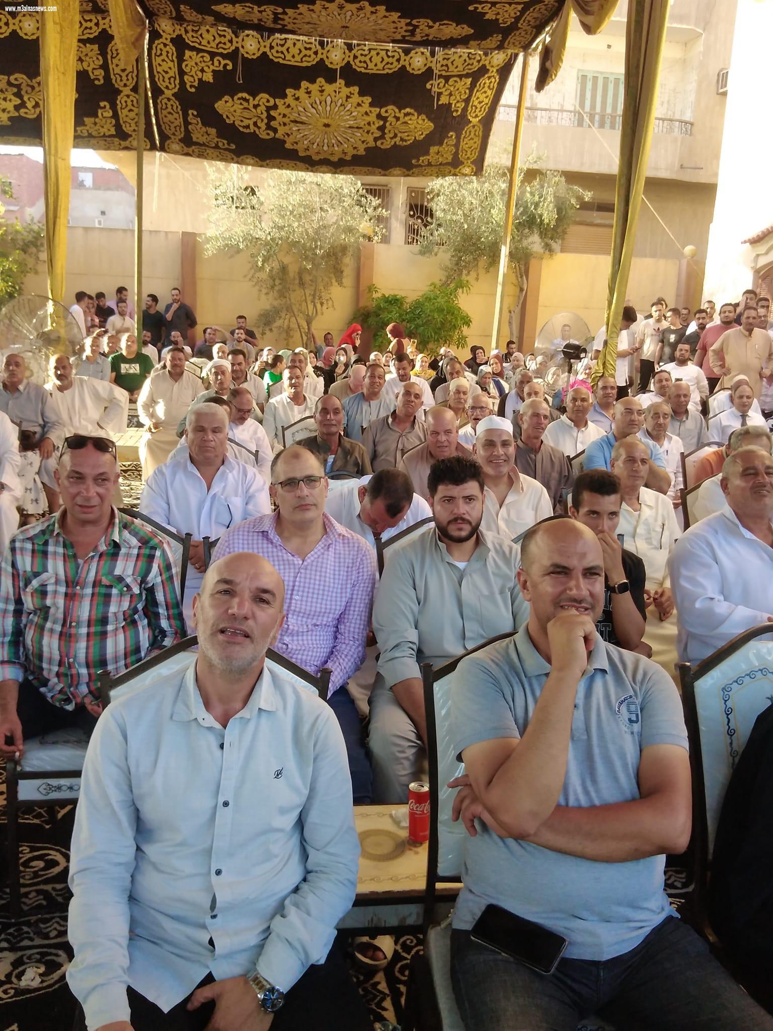 تظاهرة شعبية من أهالى مركز الحامول للمطالبة بترشح اللواء أسعد الزكير لمجلس النواب