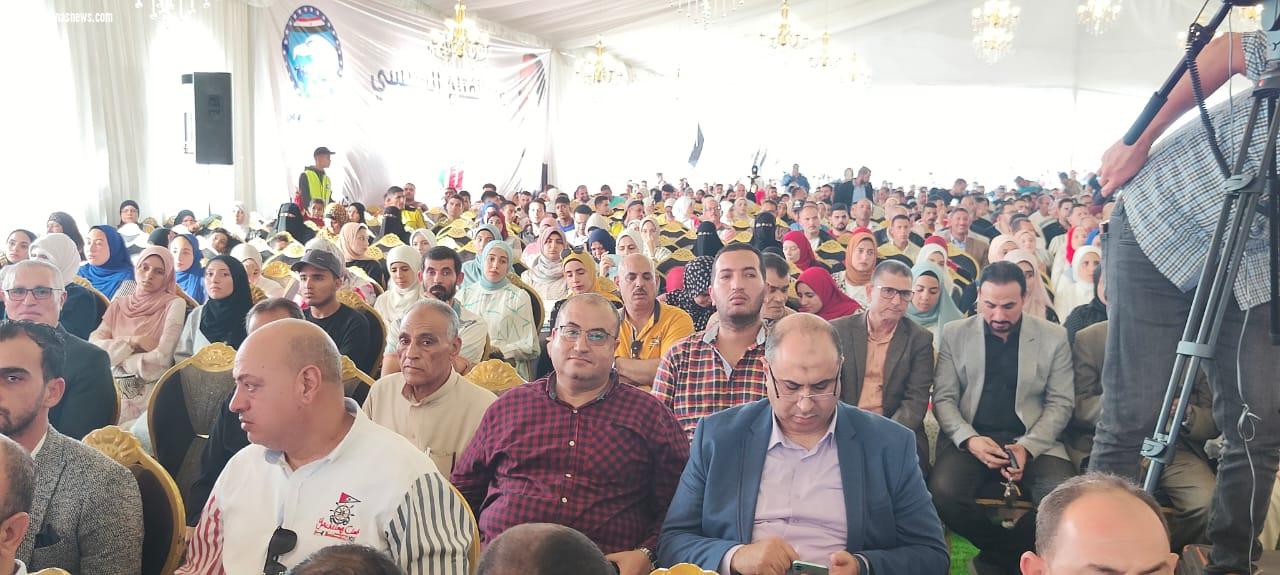 مؤتمر حاشد لأمانة حزب مستقبل وطن بكفر الشيخ بحضور الآلاف  لدعم وتأييد الرئيس السيسي