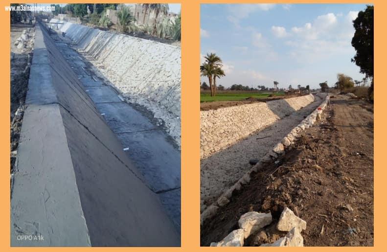 محافظ أسيوط يعلن استمرار أعمال تبطين وتطهير الترع والمجارى المائية خلال فترة السدة الشتوية بقرى ومراكز المحافظة للارتقاء بمنظومة الري