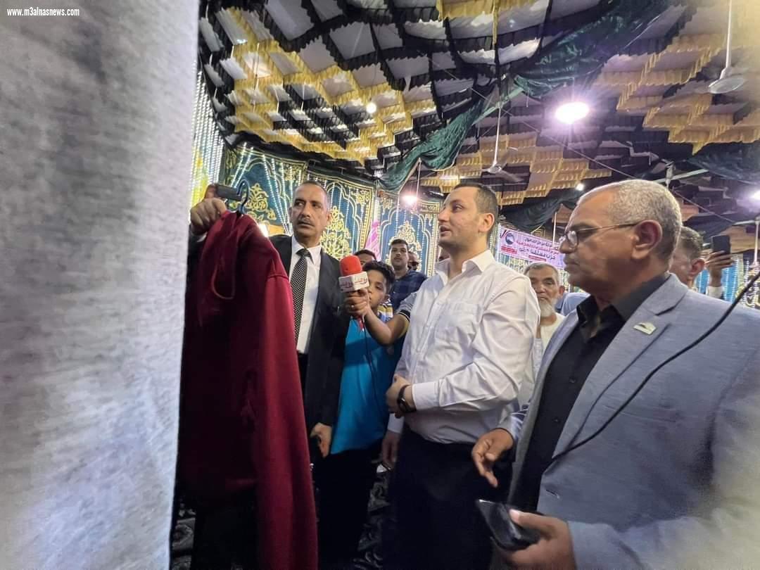 مستقبل وطن بكفر الشيخ يفتتح  معرضا مجانيا للملابس والأدوات المدرسية فى الحامول 