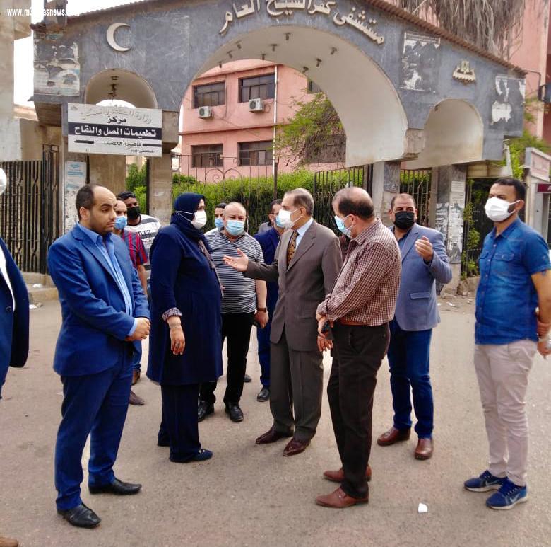 وفاة مريضين بكفرالشيخ إثر اندلاع حريق بمستشفى الصدر.. والمحافظ يتفقد موقع الحادث. صور
