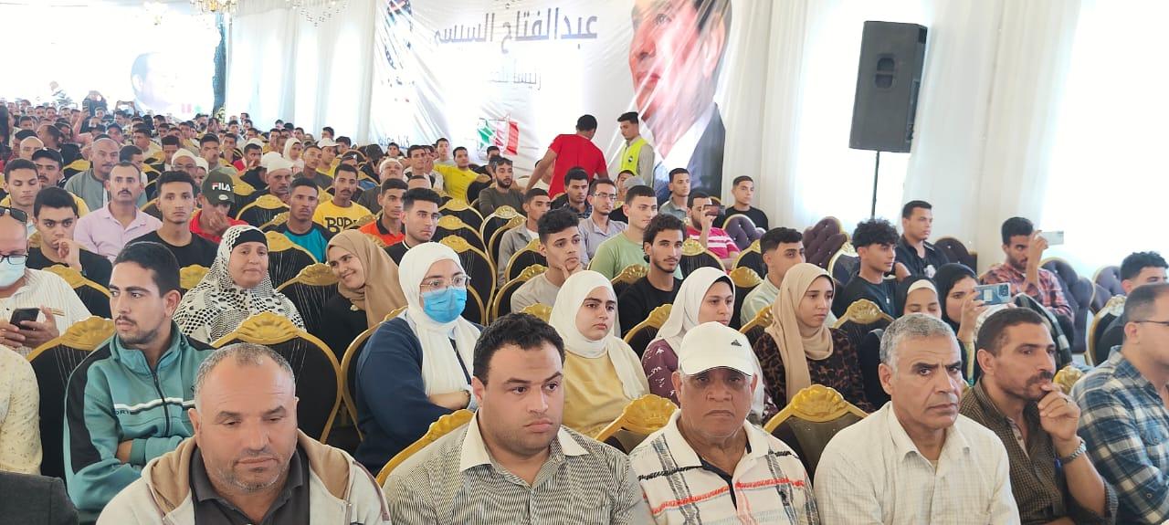 مؤتمر حاشد لأمانة حزب مستقبل وطن بكفر الشيخ بحضور الآلاف  لدعم وتأييد الرئيس السيسي