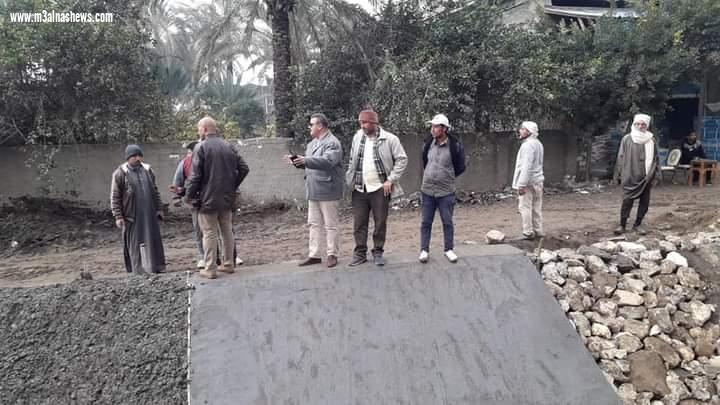 حملات نظافة وتركيب الطوب البوبيه بفوه وتبطين الترع بمطوبس