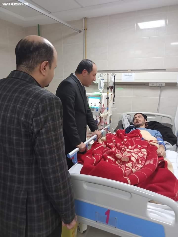 وكيل صحة كفر الشيخ يتفقد مستشفى بلطيم التخصصى