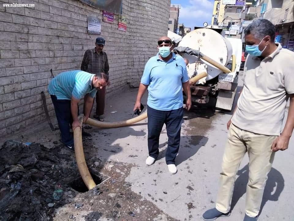 رئيس مركز ومدينة الحامول يتابع الاستعداد لفصل الشتاء وتطهير وتسليك صفايات الأمطار