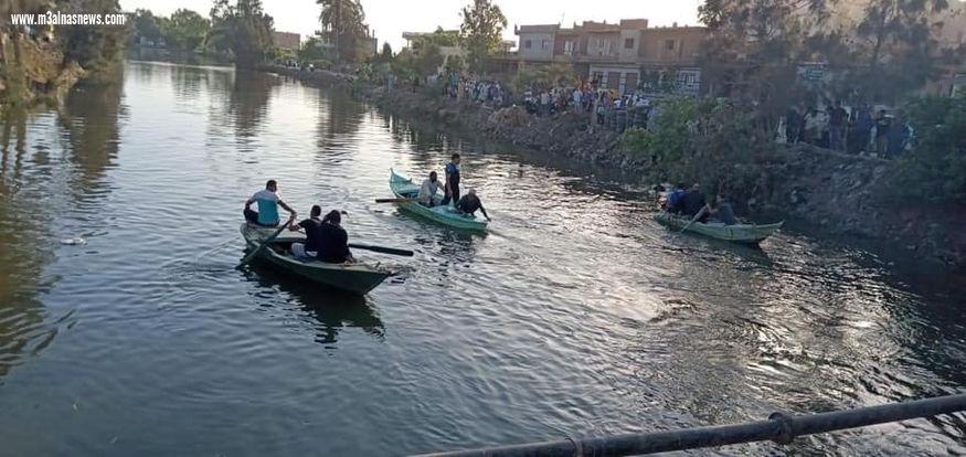 شرطة المسطحات بكفر الشيخ تواصل البحث عن جثة الطفل كريم مجدى غريق ترعة الخادمية