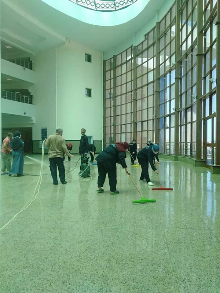 شركة النور 2 للنظافة والتوريدات تواصل أعمال التطهير والتعقيم والنظافة في جميع مواقعها بالجمهورية