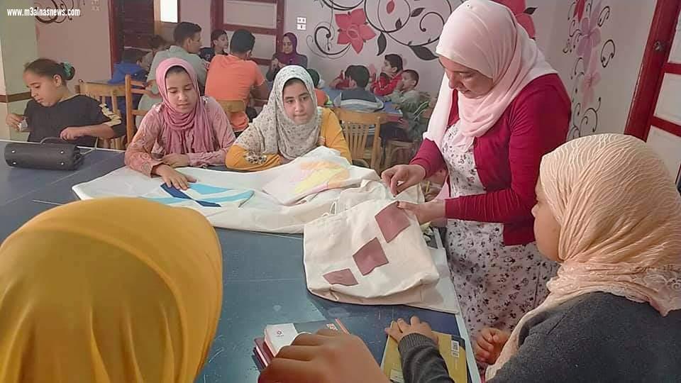  شباب كفر الشيخ تنظم ورش عمل فى مجال الفنون التراثية للطلائع