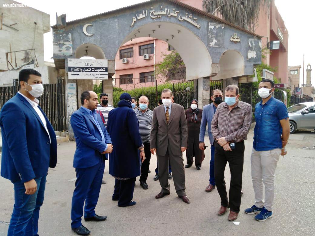 وفاة مريضين بكفرالشيخ إثر اندلاع حريق بمستشفى الصدر.. والمحافظ يتفقد موقع الحادث. صور