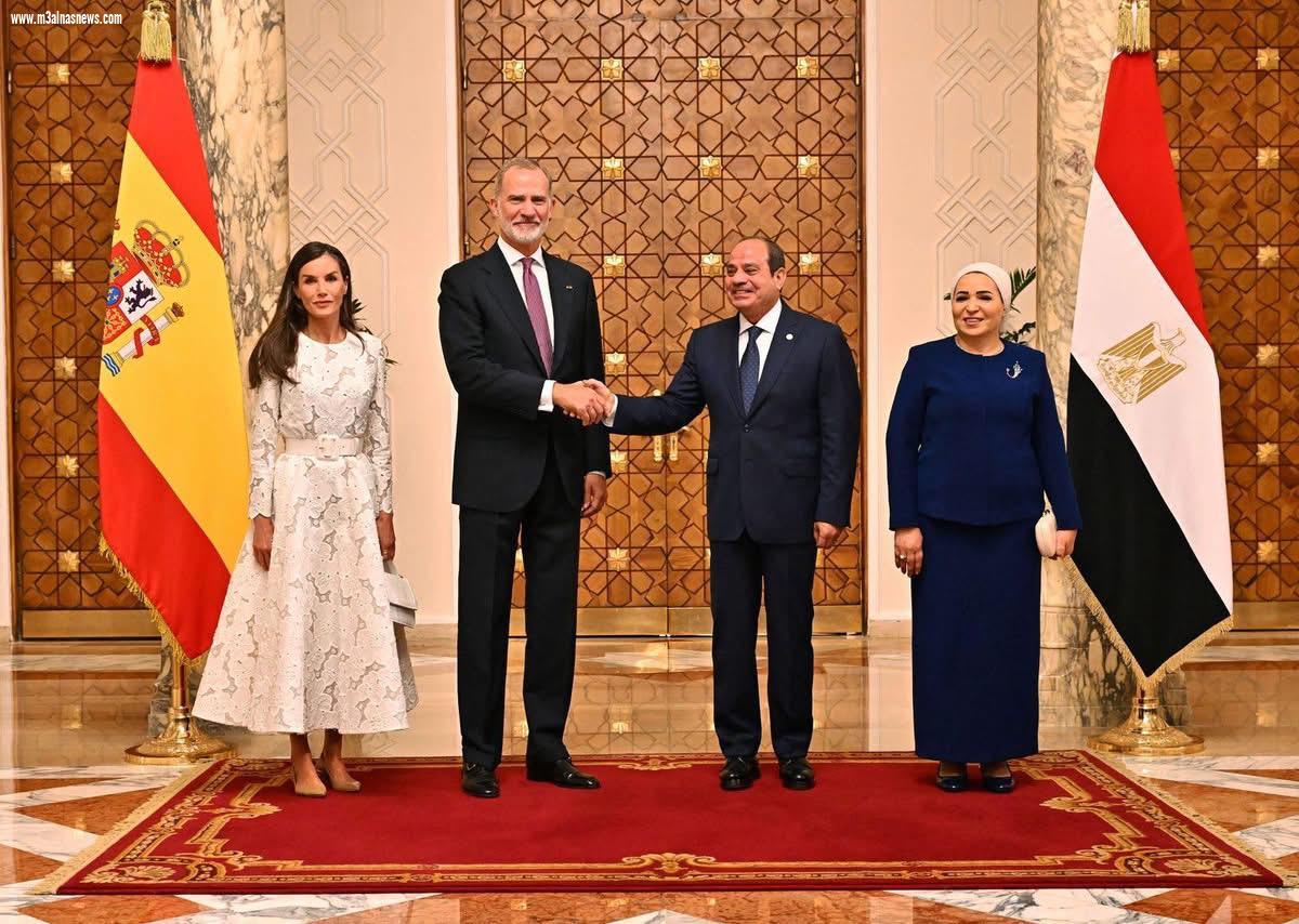 ملك وملكة إسبانيا يزوران مصر في أول زيارة دولة ويجريان لقاءات رسمية وزيارات رمزية تعكس عمق العلاقات الثنائية