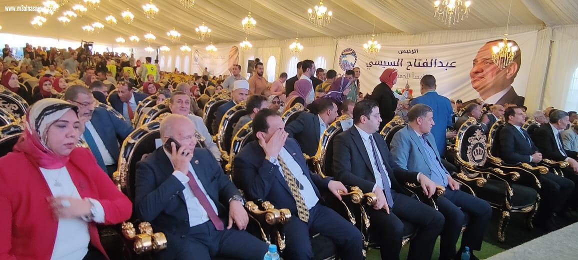 مؤتمر حاشد لأمانة حزب مستقبل وطن بكفر الشيخ بحضور الآلاف  لدعم وتأييد الرئيس السيسي