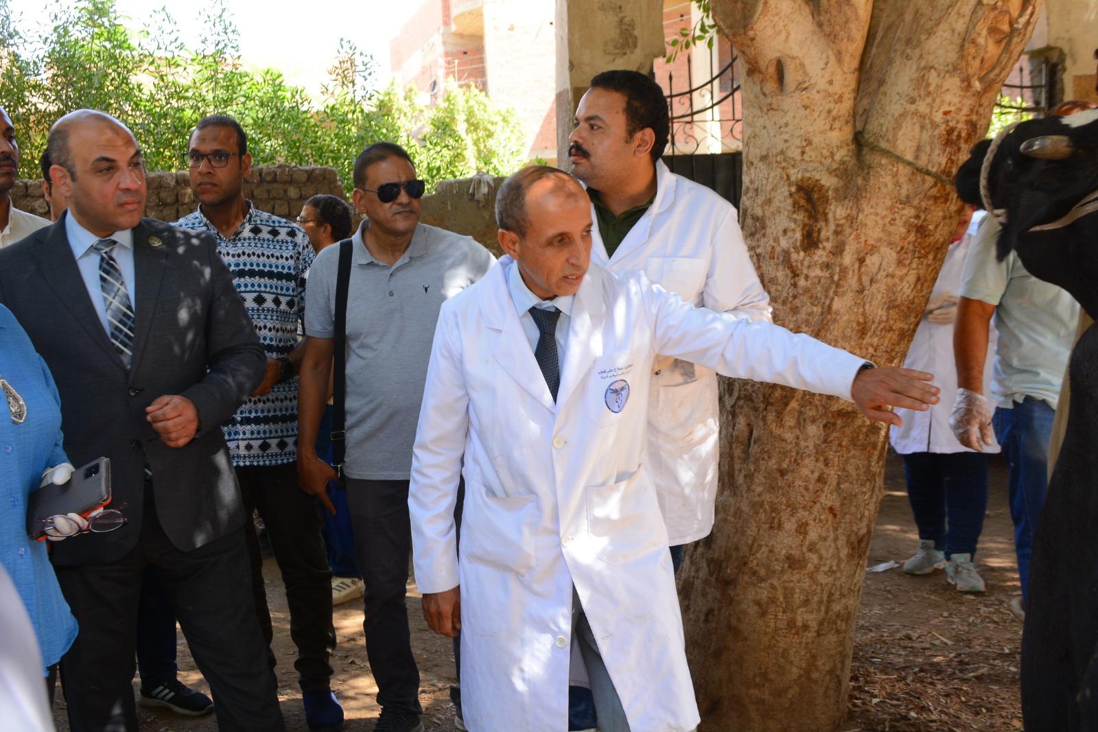 قافلة بيطرية شاملة إلى قرية بهيج ضمن مبادرة بداية جديدة