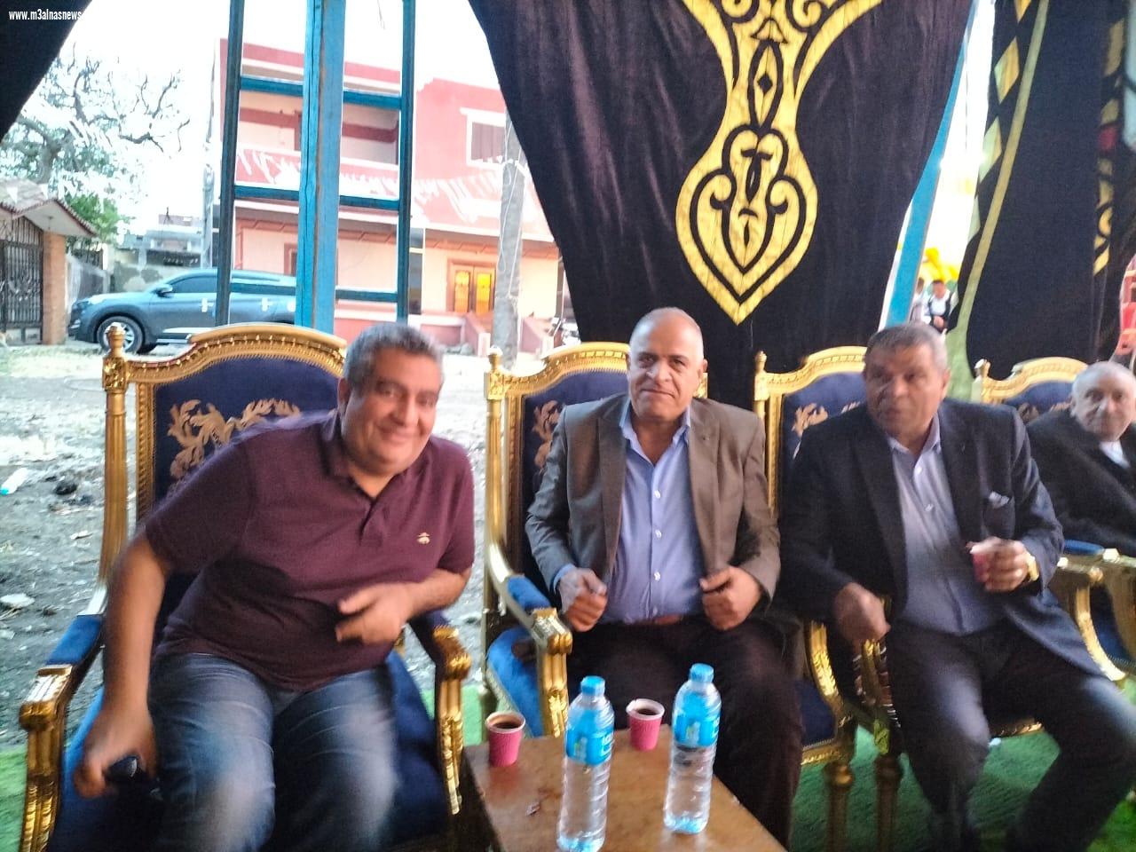 قيادات أمنية وإعلامية ورياضية يشاركون اللواء مسعد أبوسكين مدير أمن قنا زفاف نجله.. صور