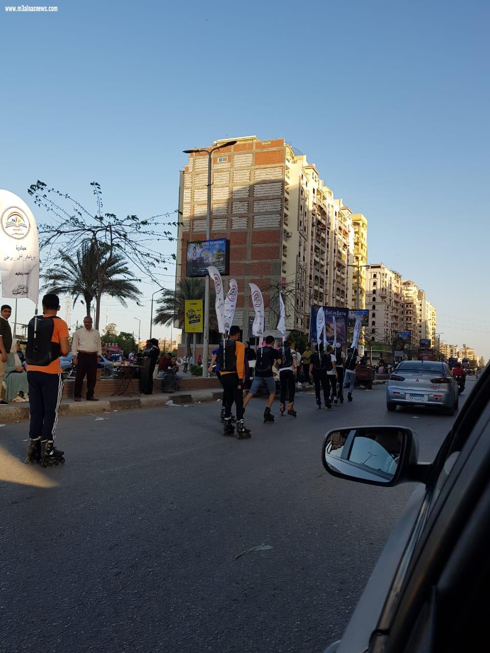 بالعلم نبنى وطن.. حملة توعيه للمواطنين بالغربية من أخطار كورونا
