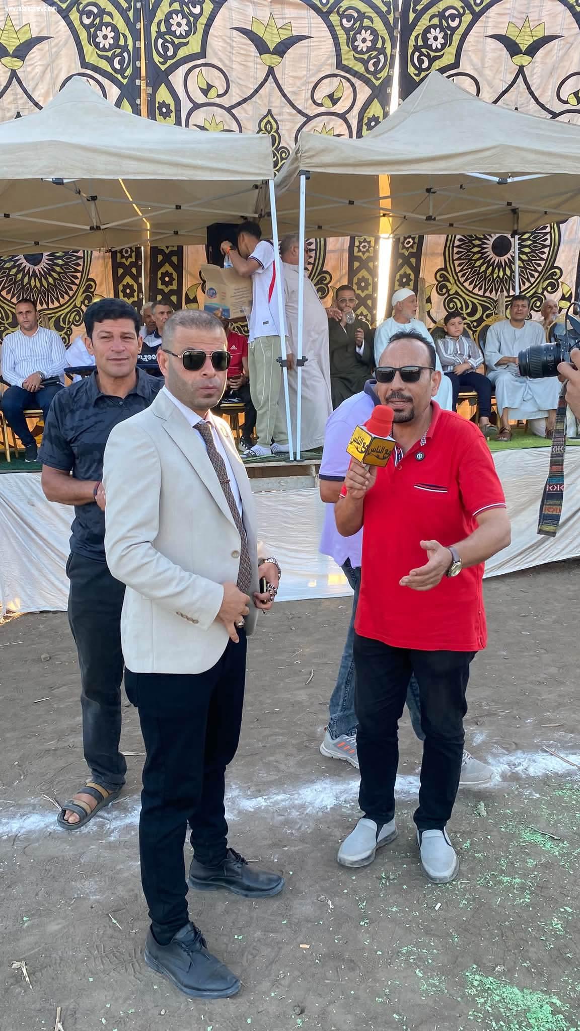 المهندس حسن الشيخ يشارك في نهائي دوري 65 الخاشعة بالحامول