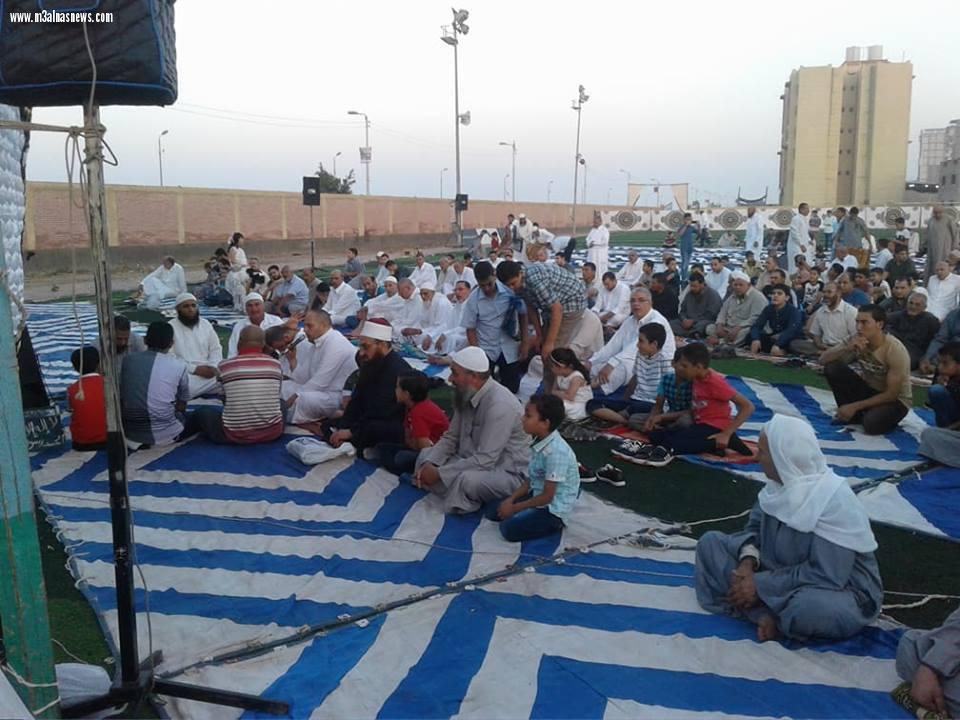 الآلاف فى بلطيم يؤدون صلاة عيد الفطر بحضور 