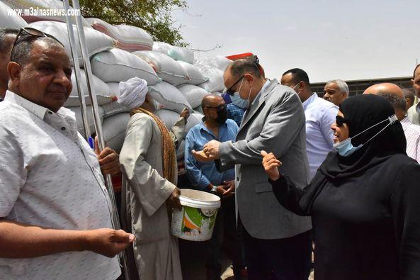محافظ أسيوط: استلام 91 ألف طن قمح بالشون والصوامع منذ بدء موسم التوريد وحتى اليوم