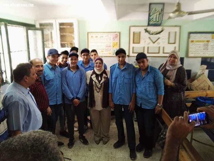وكيل وزارة التربية والتعليم بكفر الشيخ في زيارة مفاجئة لمدرسة جمال عبد الناصر العسكرية بدسوق