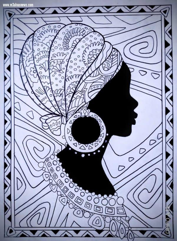 منار عادل ... بنت محافظة اسيوط ... فنانة تشكيلية فاقت التوقعات 