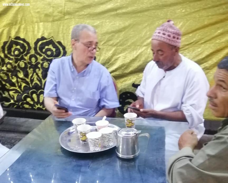 الزميل السيد شحاته و طارق أبو الغيط يتقدمان بالتهنئة لأسرة المرحوم ... عبد الباقي عبد الفتاح نصر