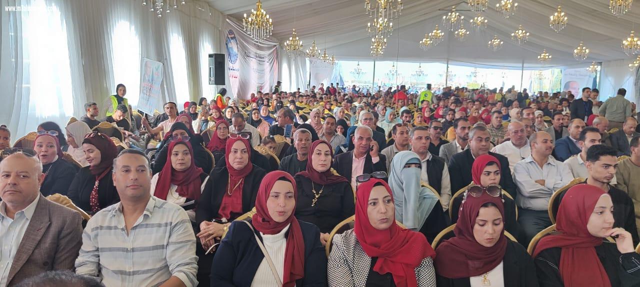 مؤتمر حاشد لأمانة حزب مستقبل وطن بكفر الشيخ بحضور الآلاف  لدعم وتأييد الرئيس السيسي