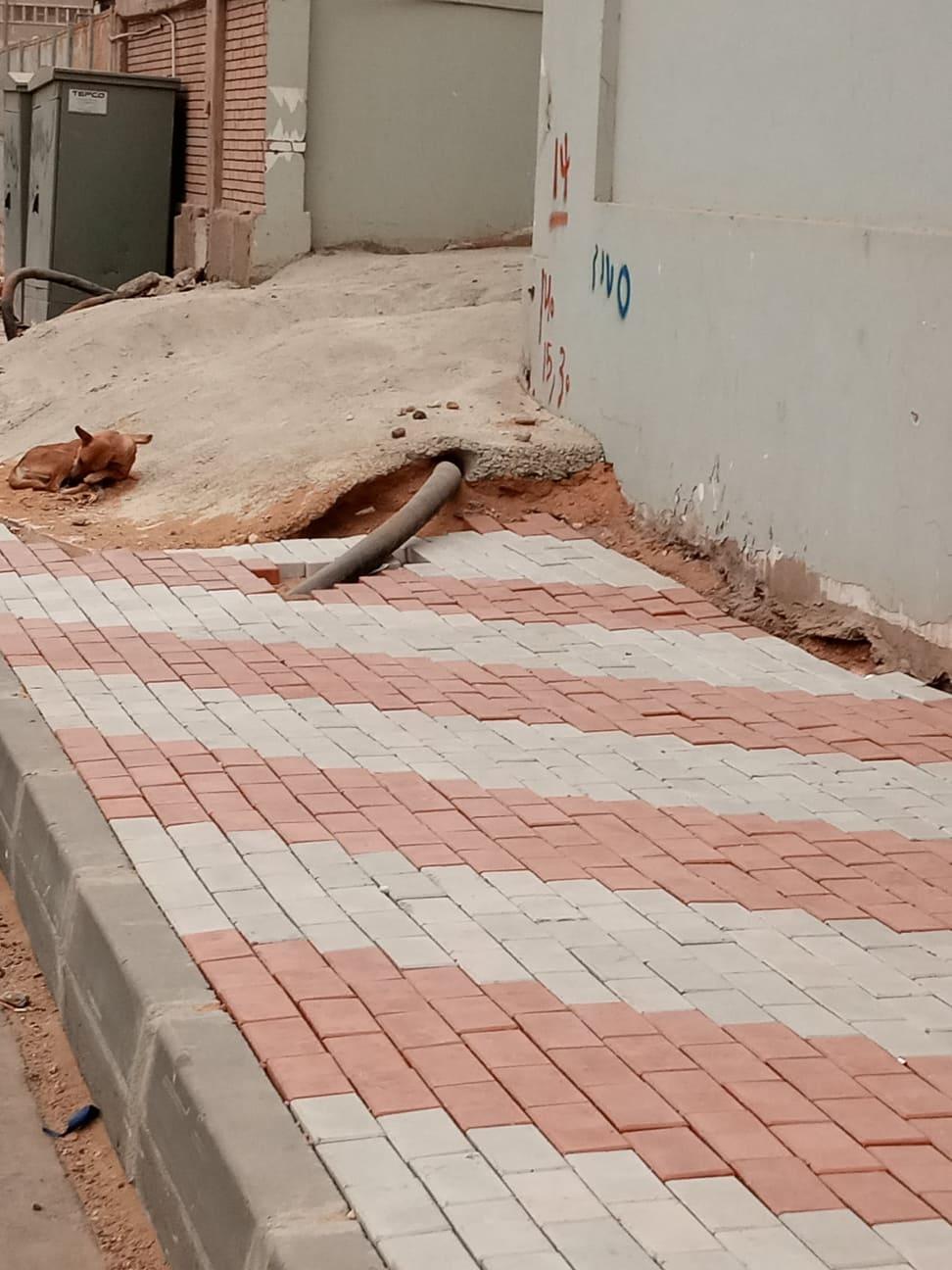 طعنة كهربية   في جنب المستشفى السعودي الألماني