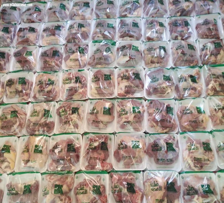 الأورمان ومصر الخير توزع 32 ألف كيلو لحوم على الأسر الفقيرة بكفر الشيخ