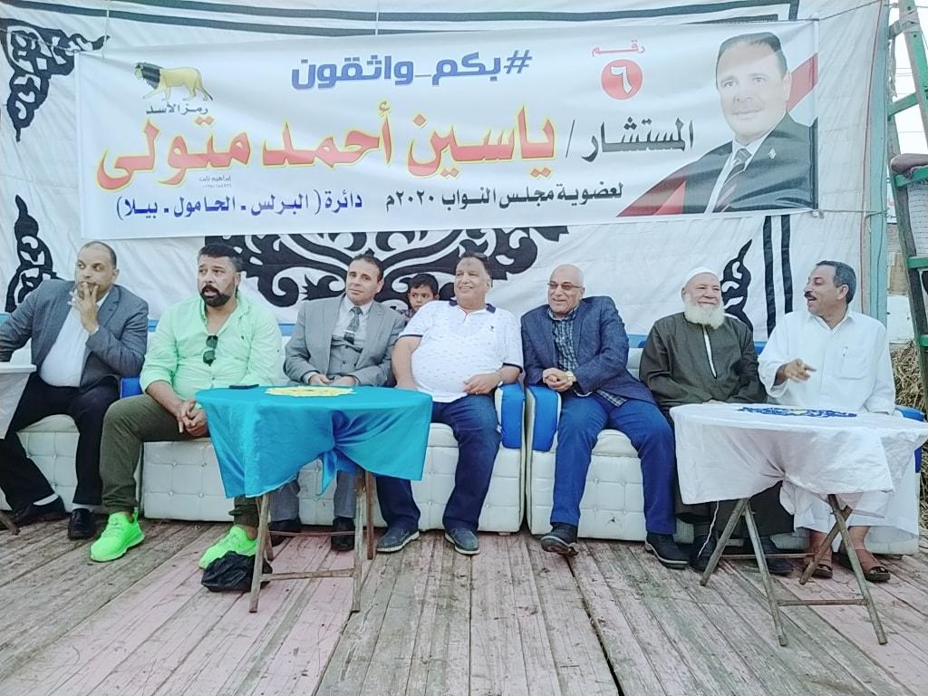 المستشار ياسين متولى يشهد ختام الدورة الرياضية بإحدى قرى كفرالشيخ.. والأهالى يستقبلونه بالمزمار والطبل البلدى