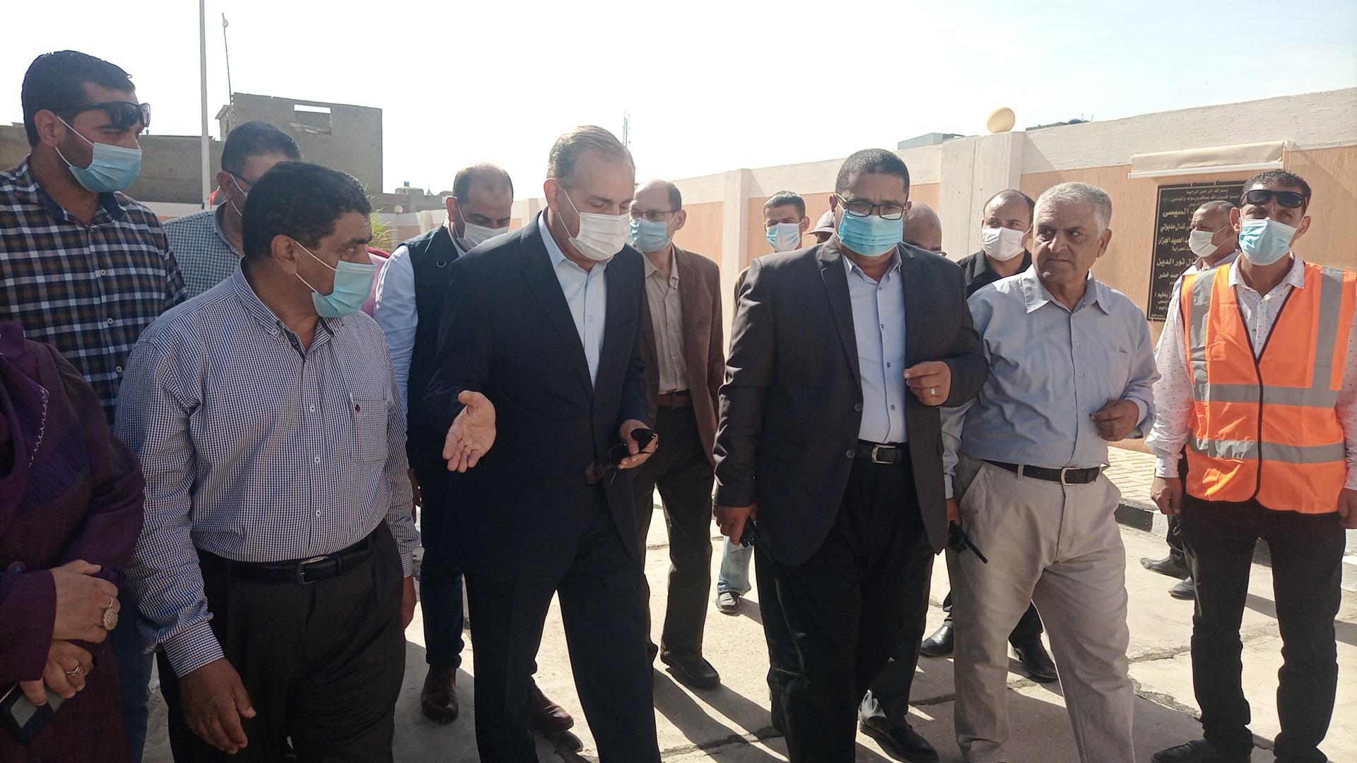 محافظ كفر الشيخ يفتتح مشروع الصرف الصحى لقرية البنائين ببلطيم بتكلفة 38 مليون جنيه