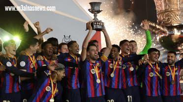 برشلونة يتلاعب بريال مدريد ويتوج بالسوبر