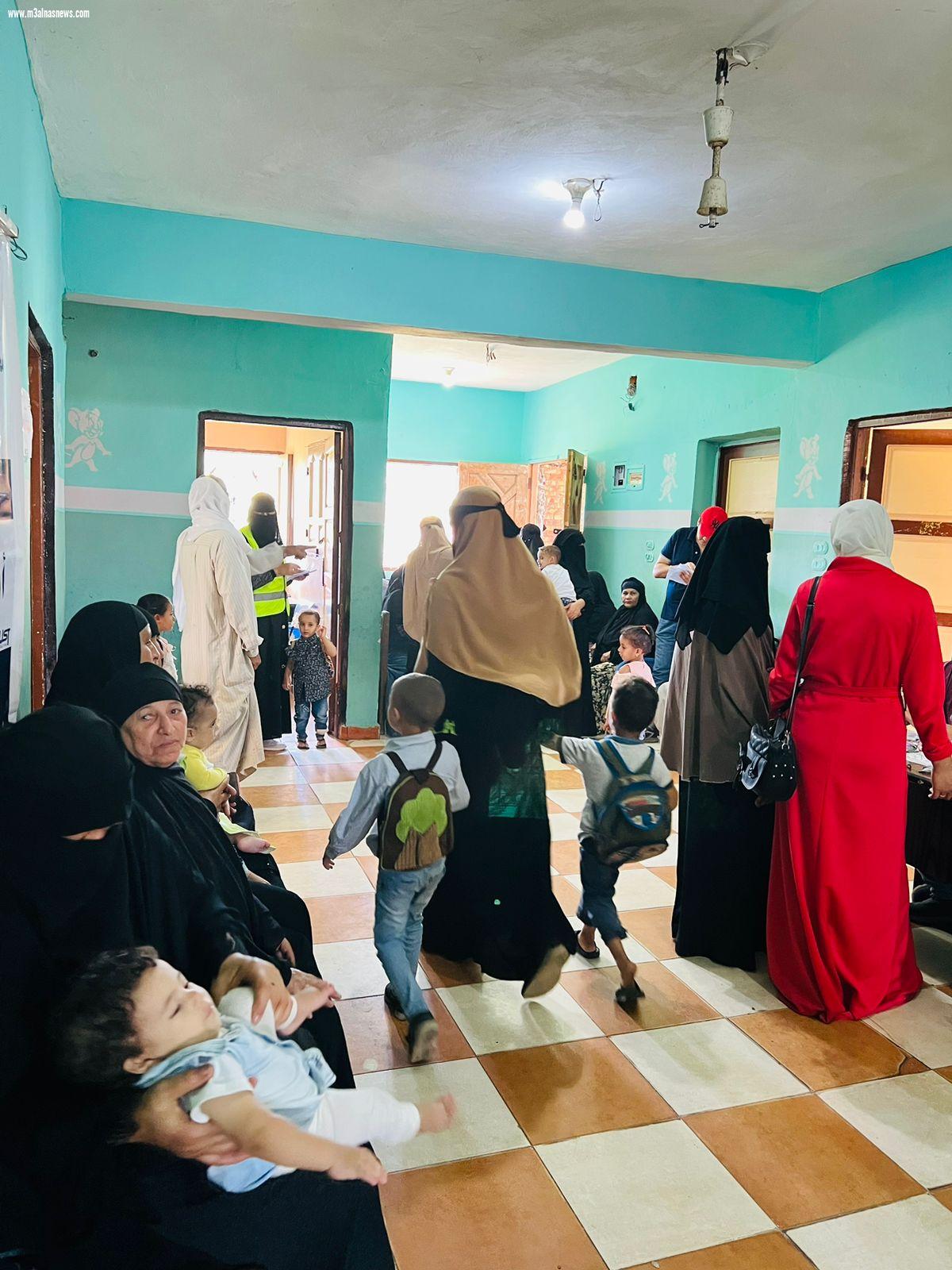 مستقبل وطن بكفرالشيخ ينظم قافلة طبية لمرضى العيون فى قرية الشهابية بالبرلس