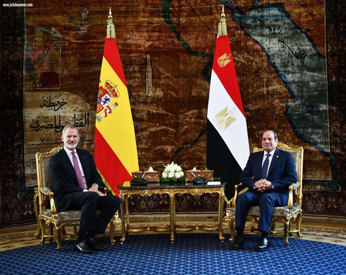 ملك وملكة إسبانيا يزوران مصر في أول زيارة دولة ويجريان لقاءات رسمية وزيارات رمزية تعكس عمق العلاقات الثنائية