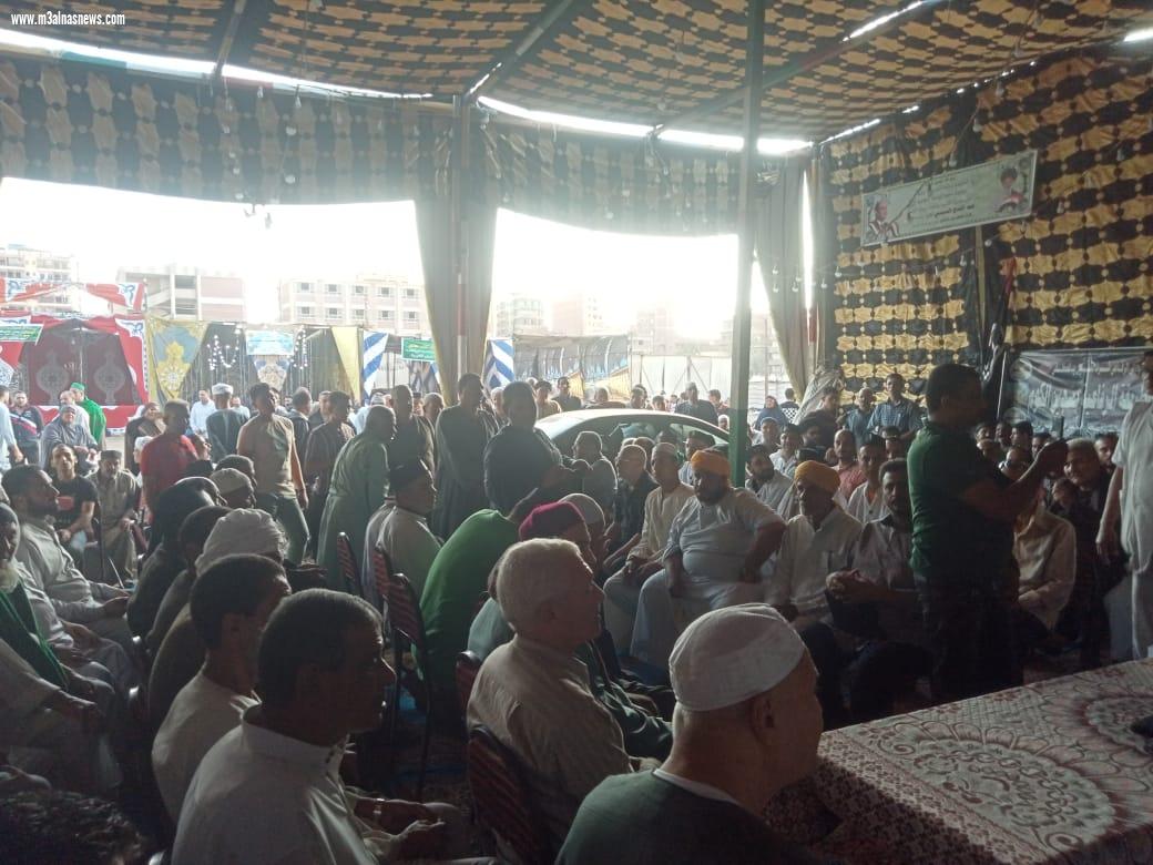 أبناء الطريقة الرفاعية يختتمون احتفالهم بمولد البدوى ويعلنون تأييدهم  للرئيس السيسى