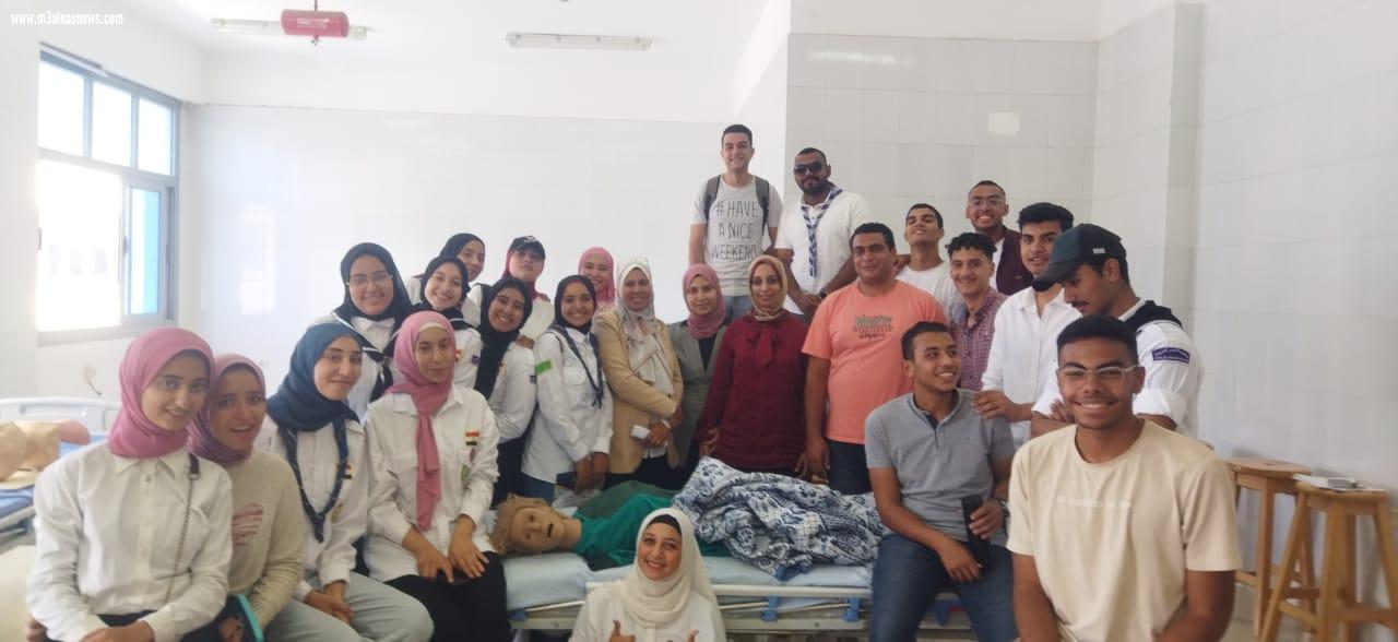 دورة تدريبية عن الإسعافات الأولية لفريق الجوالة بجامعة كفر الشيخ