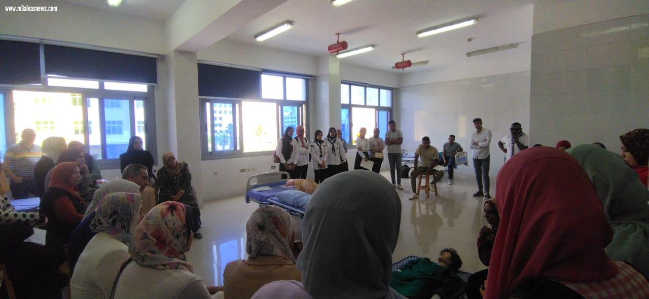 دورة تدريبية عن الإسعافات الأولية لفريق الجوالة بجامعة كفر الشيخ