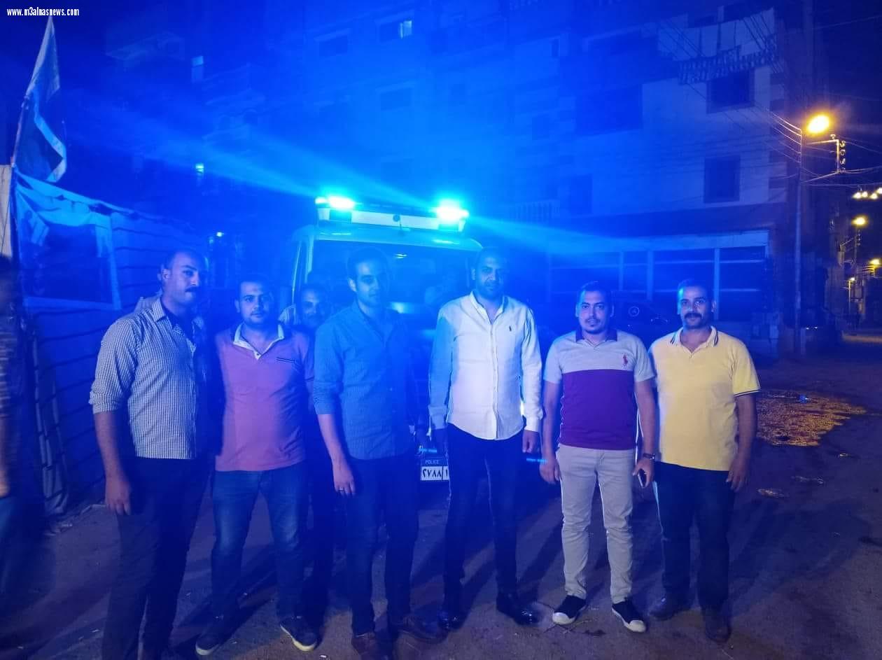 بالصور| رئيس مباحث بيلا بكفر الشيخ يتفقد خدمات تأمين احتفالات مولد أبو غنام
