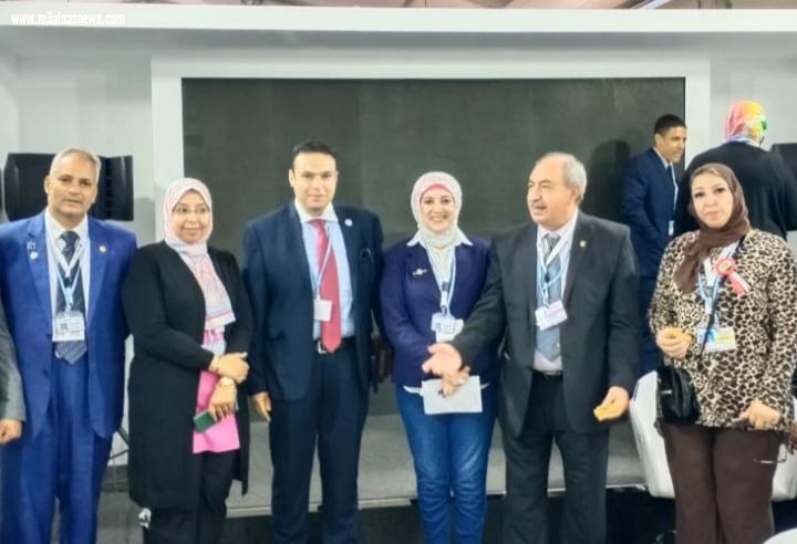 النهضة الزراعية تناقش تأثير الأعمال التوعوية لمنصة المناخ بمؤتمر المناخ COP27 بشرم الشيخ