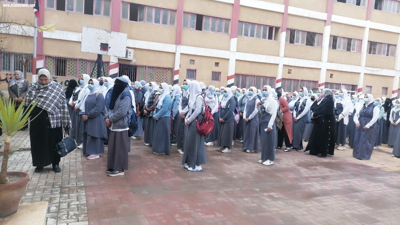 مدارس كفر الشيخ تستقبل الطلاب وسط تطبيق الاجراءات الاحترازية
