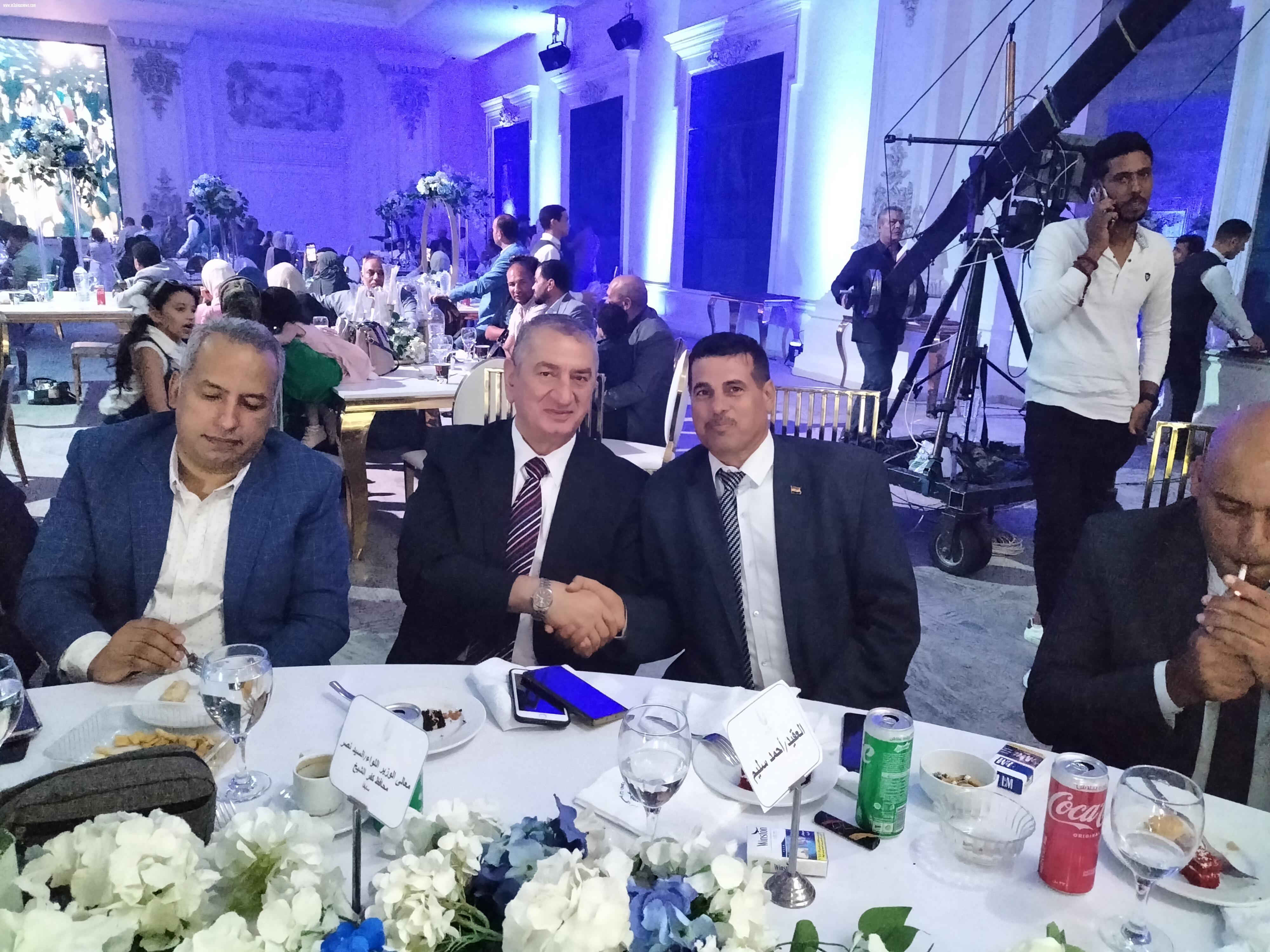 بحضور  اللواء السيد نصر.. حفل زفاف المهندس محمد السعيد بفندق لوسيل بالقاهرة
