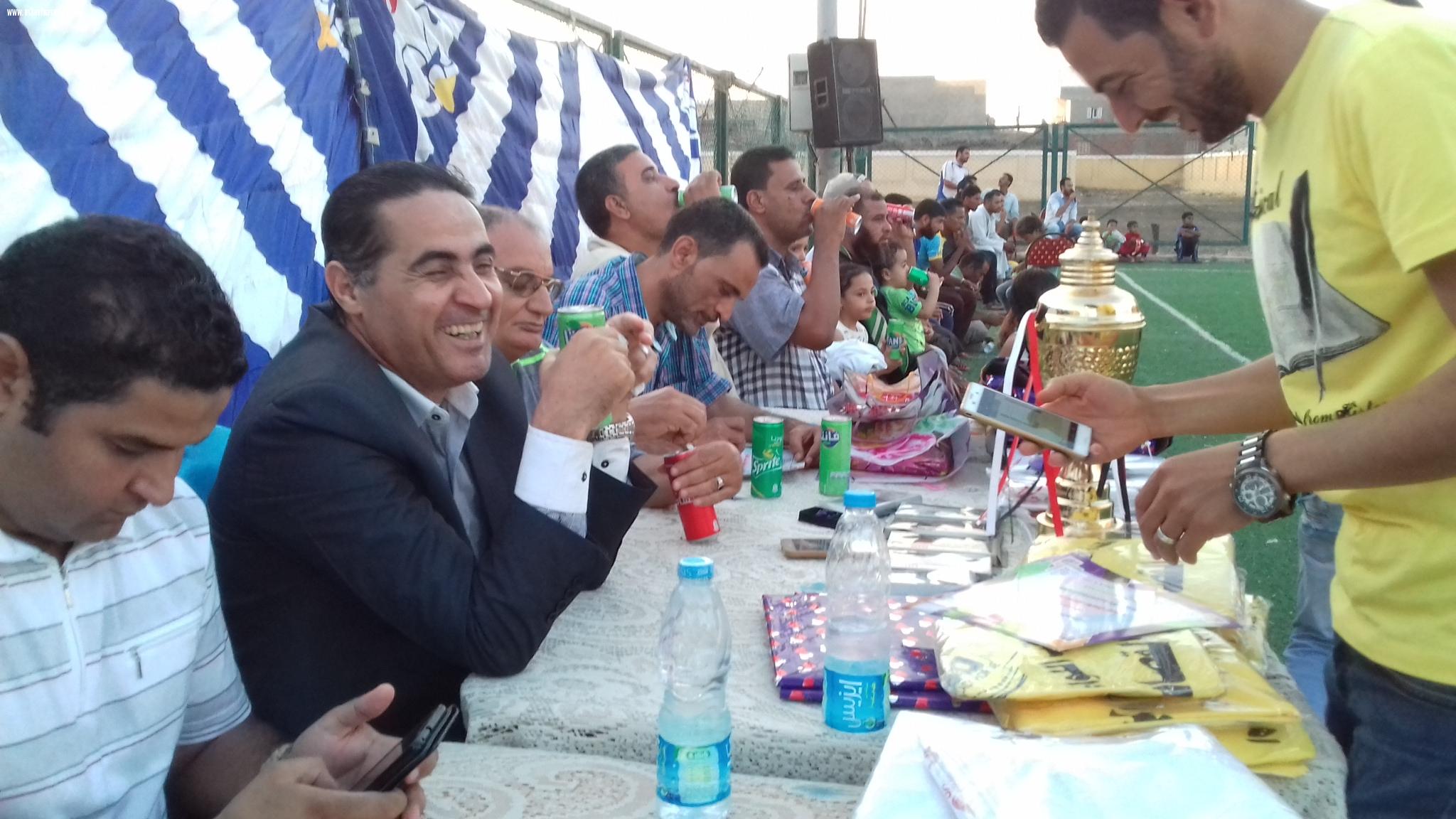 بالصور| النائب إبراهيم القصاص يشهد نهائى دورة المعمورة الرياضية بكفر الشيخ