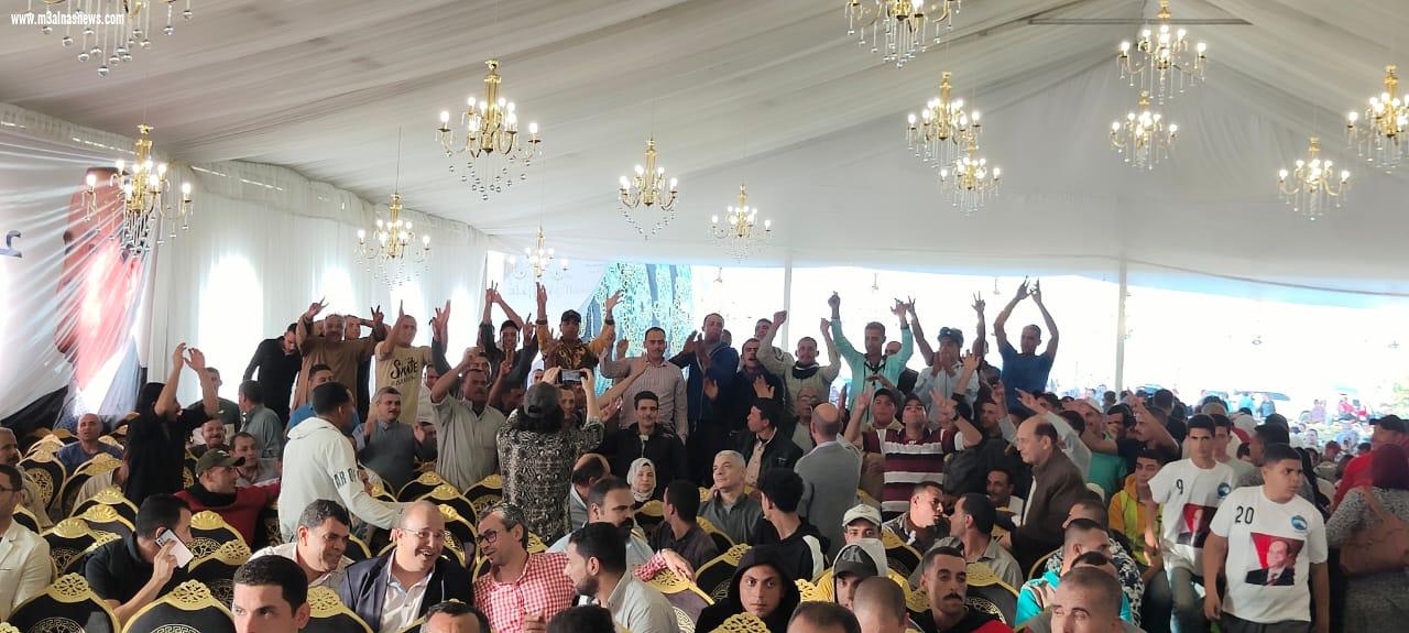 مؤتمر حاشد لأمانة حزب مستقبل وطن بكفر الشيخ بحضور الآلاف  لدعم وتأييد الرئيس السيسي