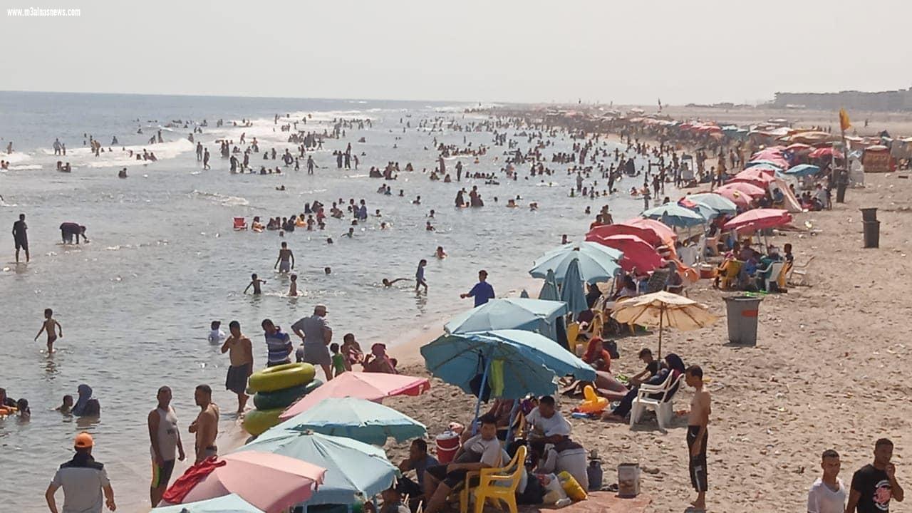اقبالا كبيراً على مصيف بلطيم لقضاء أجازة الصيف