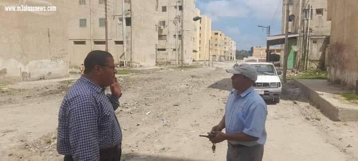 استمرار حملات النظافه والتجميل بمدينة بلطيم بكفر الشيخ