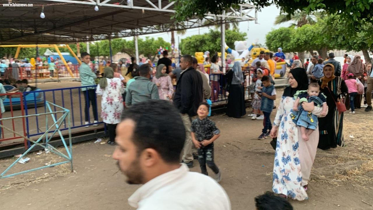  تزايد الاقبال على مصيف بلطيم والحدائق بثالث أيام عيد الفطر