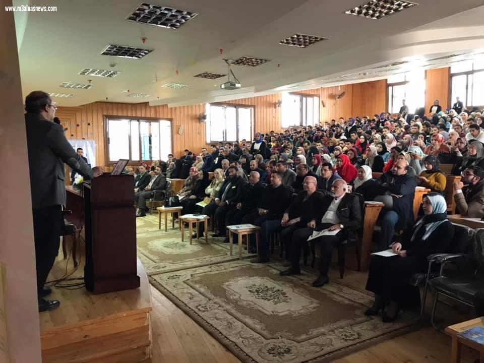 العبد يشارك في ندوة البروبيوتك والفيتوبيوتك فى الاستزراع المائي بجامعة كفرالشيخ