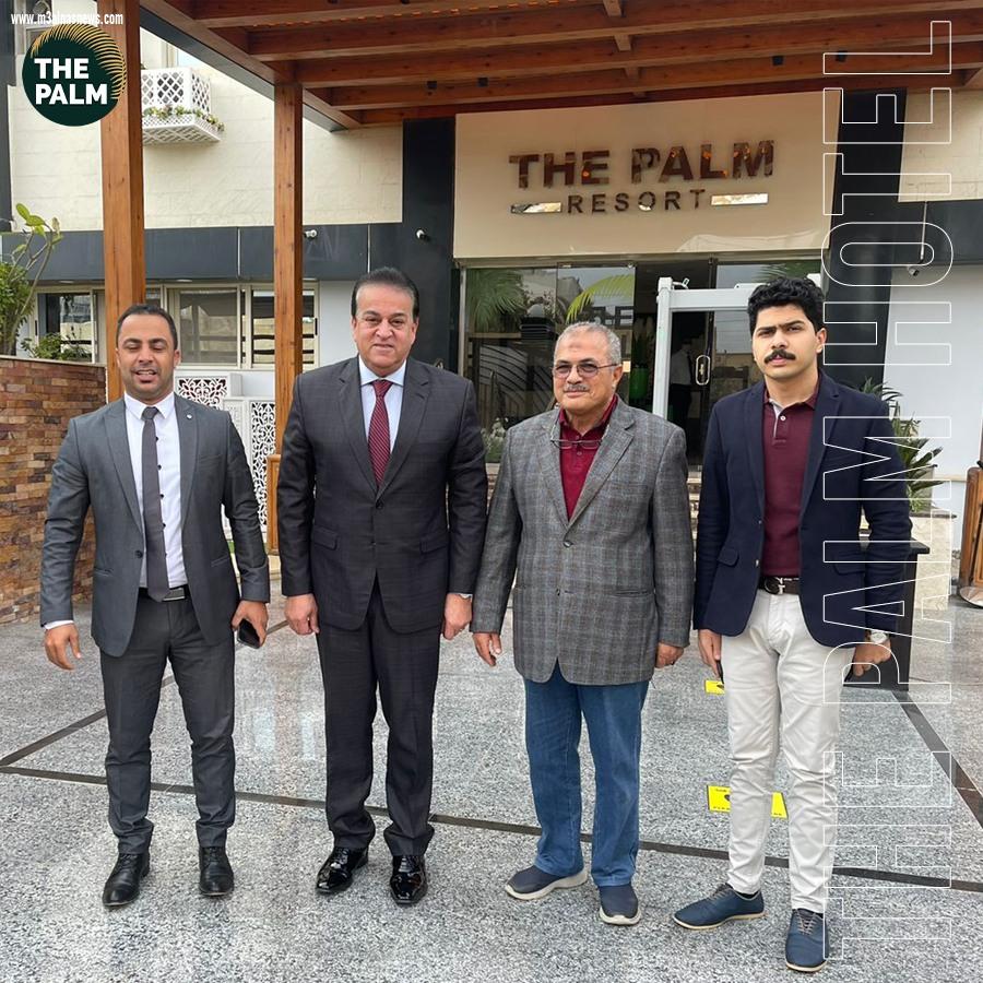على هامش زيارة الرئيس لجامعة كفرالشيخ... وزير التعليم العالى يتفقد فندق The Palm