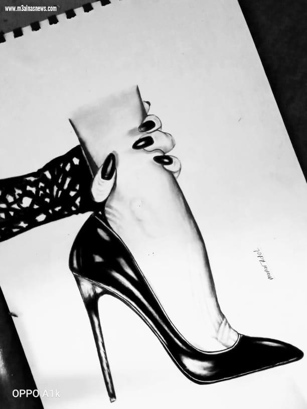 منار عادل ... بنت محافظة اسيوط ... فنانة تشكيلية فاقت التوقعات 