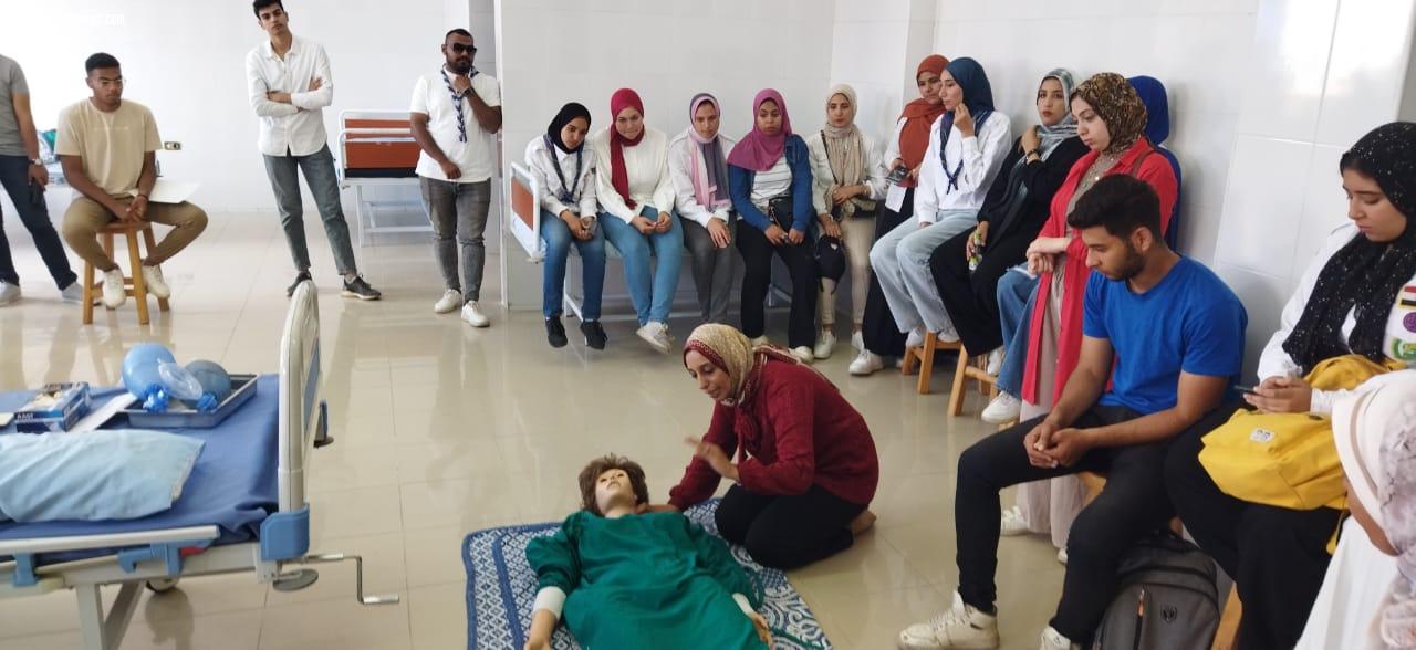 دورة تدريبية عن الإسعافات الأولية لفريق الجوالة بجامعة كفر الشيخ